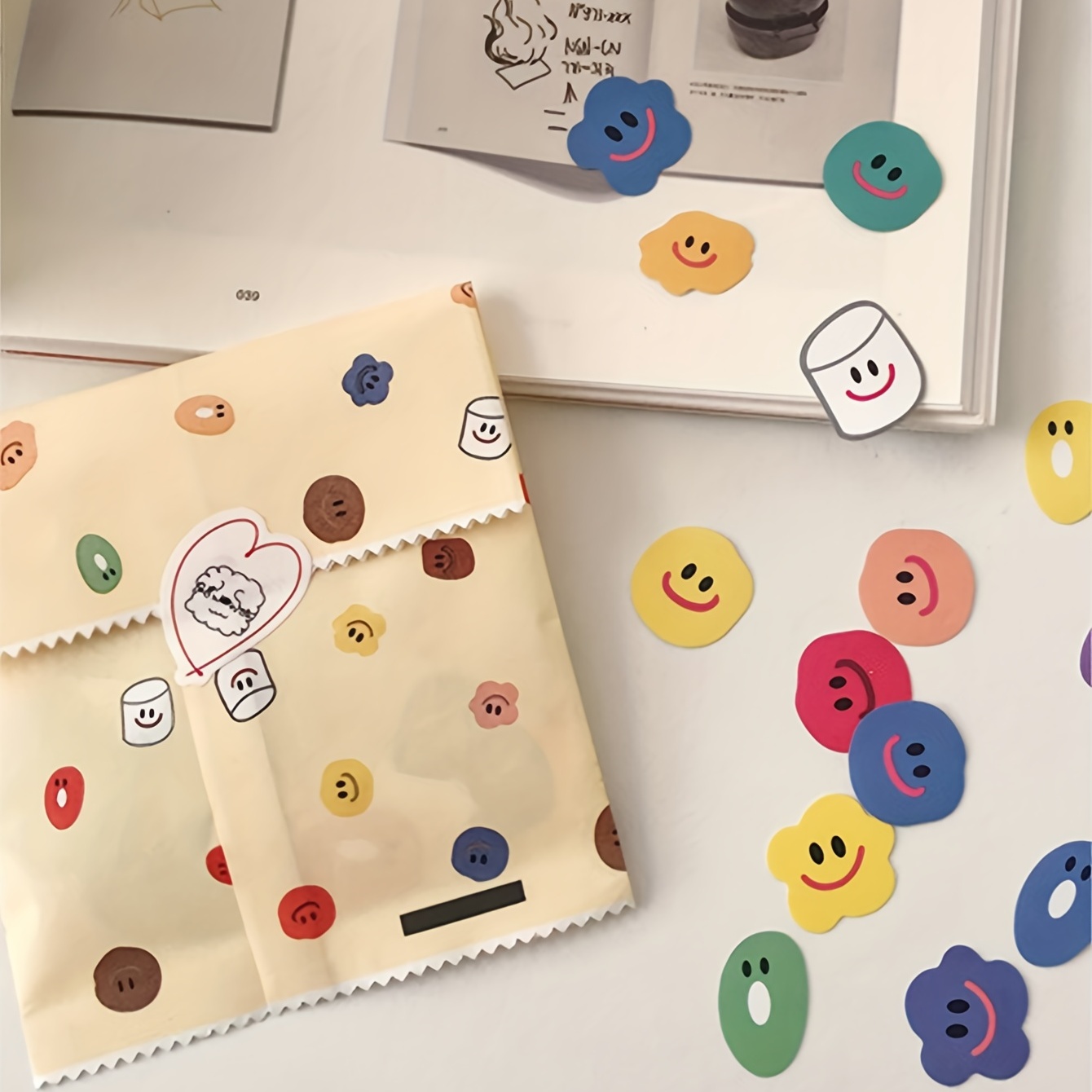 Sticker Sheet Set - 110pcs Single Pack Anime Cartoon Round