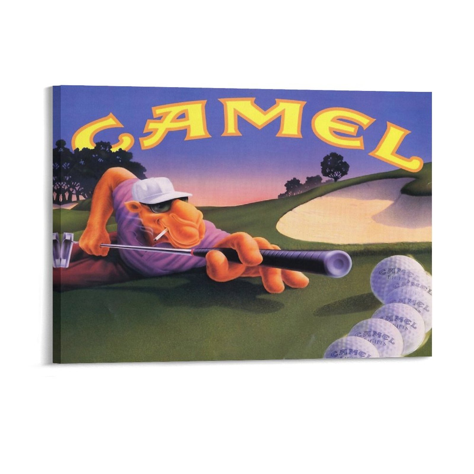 Vintage Joe Camel Roulette Ad  - огляд і ціна Art Print Framed