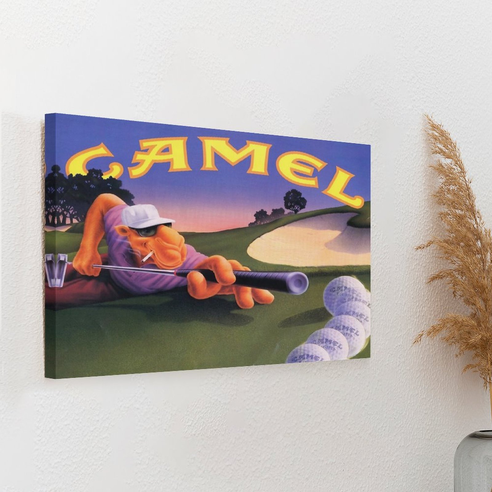 Vintage Joe Camel Roulette Ad  - огляд і ціна Art Print Framed