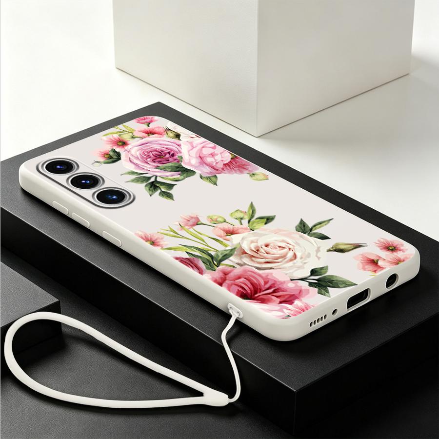 Pink Rose Flower Case for Sams - огляд і ціна Lanyard Anime Logo
