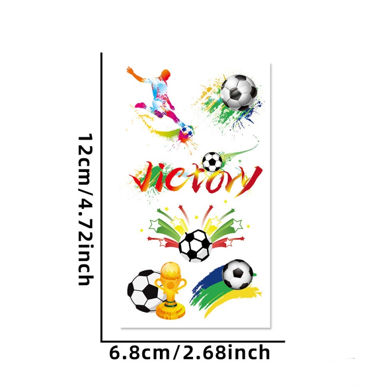 Set of 5/10 Sheets Sports Fan  - огляд і ціна Sticker Sheet Set