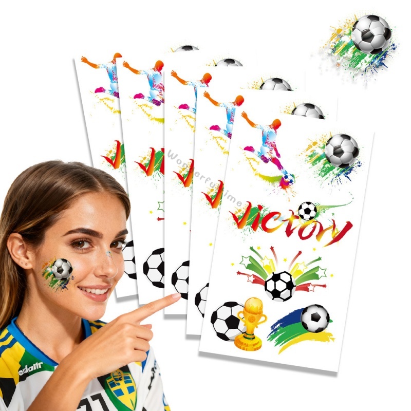 Set of 5/10 Sheets Sports Fan  - огляд і ціна Sticker Sheet Set