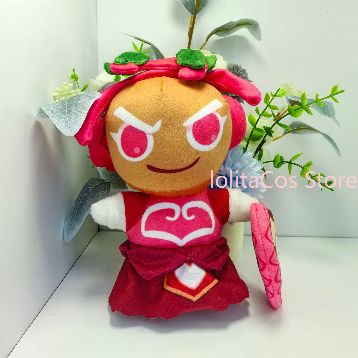 25cm Cookie Run: Kingdom Red V - огляд і ціна Plush Doll Anime