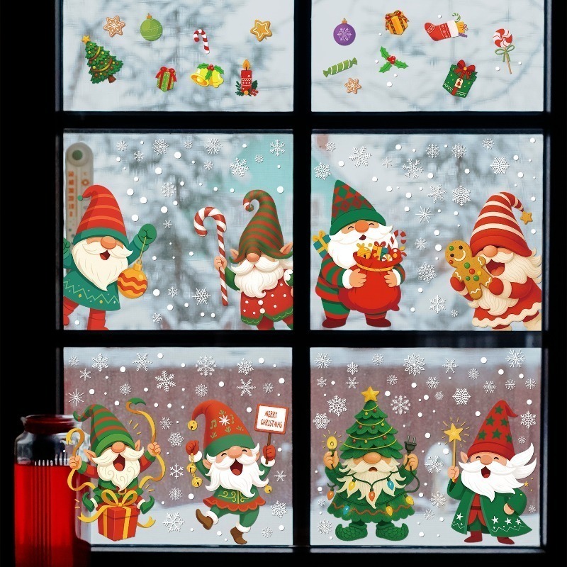 9 sheets/set of Santa Claus el - огляд і ціна Sticker Sheet Set
